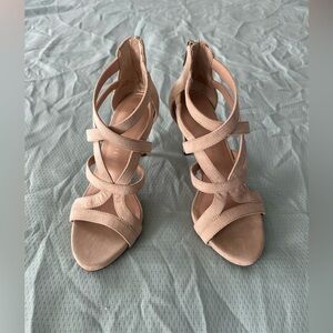 Kelly & Katie Blush Strappy Heels